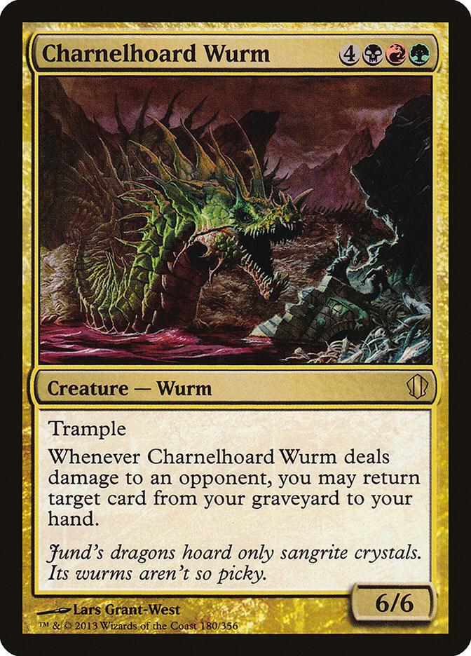 Charnelhoard Wurm 180 card from Commander 2013