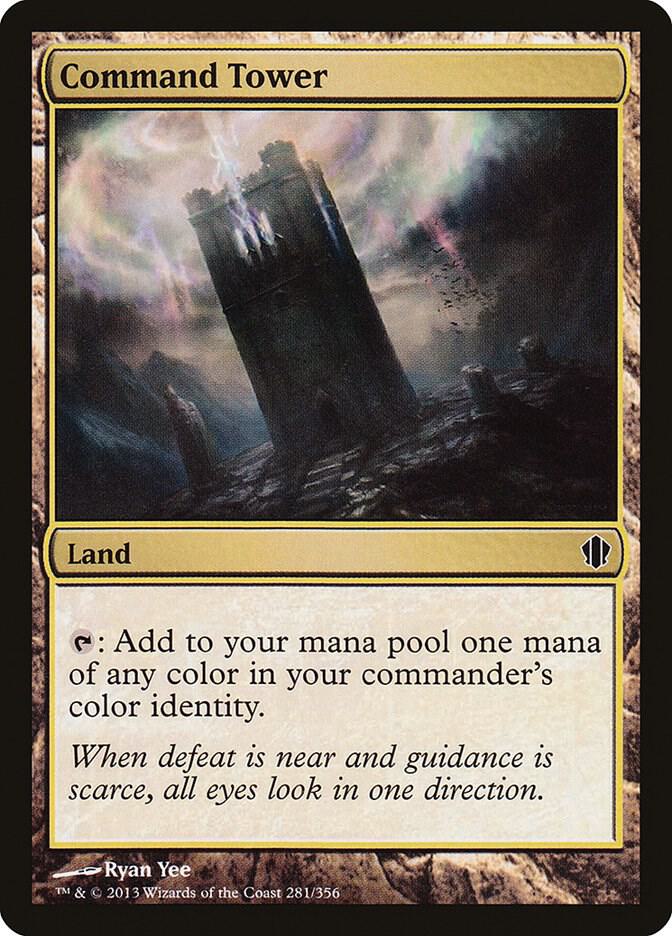 Command Tower 281 card from Commander 2013