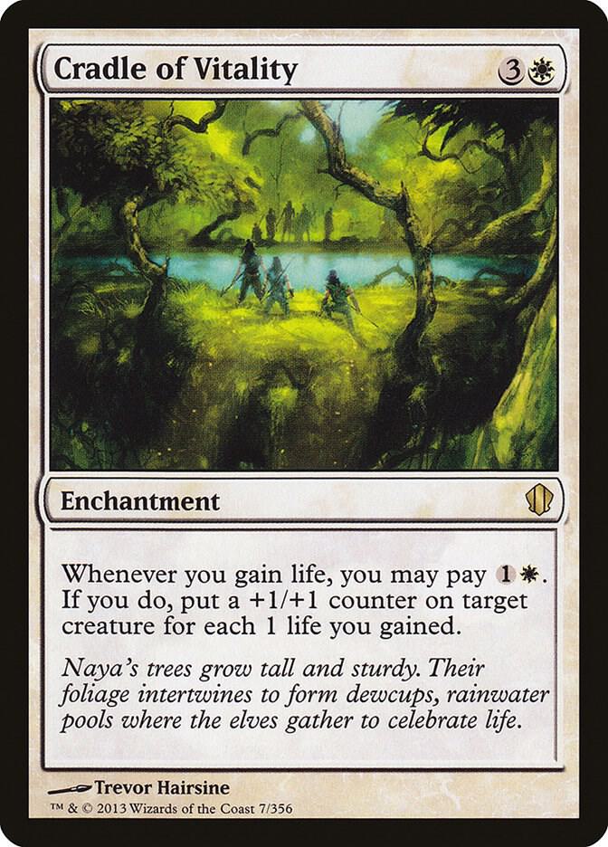 Cradle of Vitality 7 card from Commander 2013
