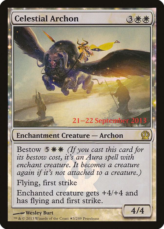 Celestial Archon 3 card from Prerelease Cards