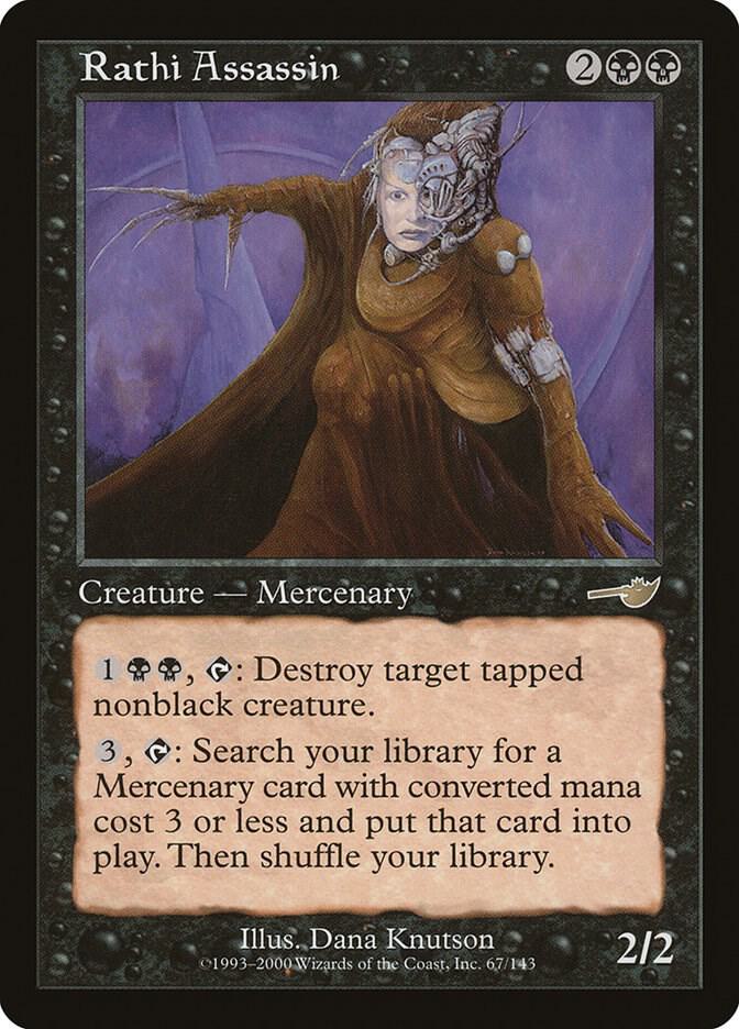 Rathi Assassin 67 card from Nemesis
