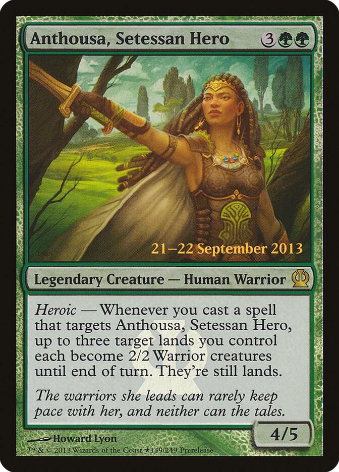 Anthousa, Setessan Hero 149 card from Prerelease Cards