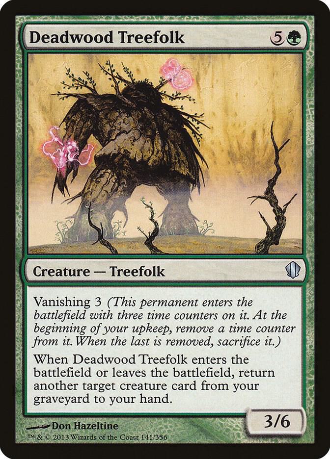 Deadwood Treefolk 141 card from Commander 2013