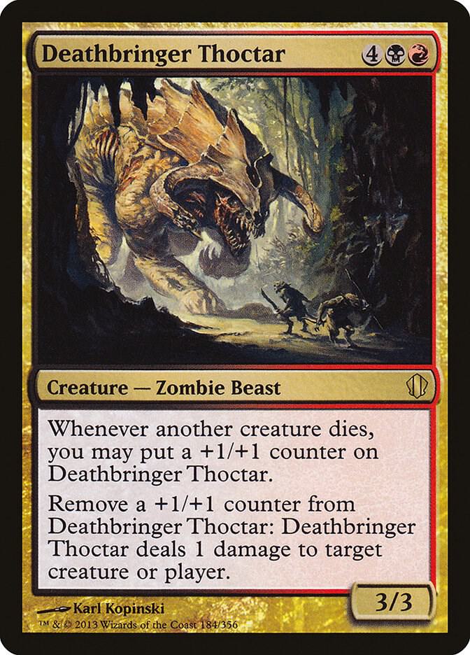 Deathbringer Thoctar 184 card from Commander 2013