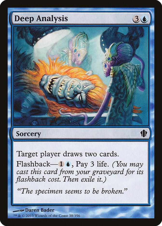 Deep Analysis 38 card from Commander 2013