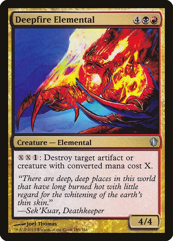 Deepfire Elemental 185 card from Commander 2013
