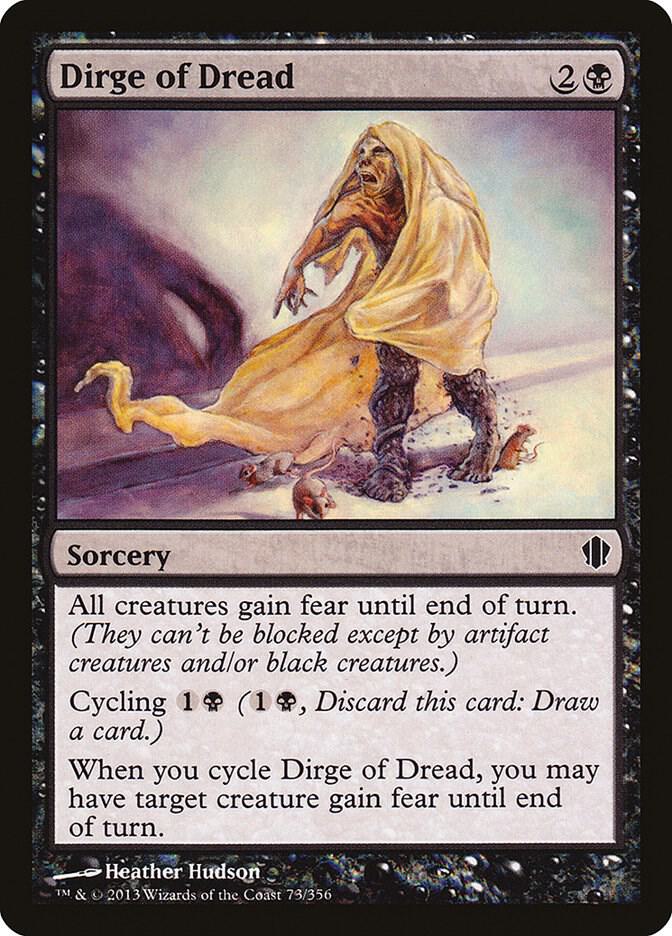Dirge of Dread 73 card from Commander 2013