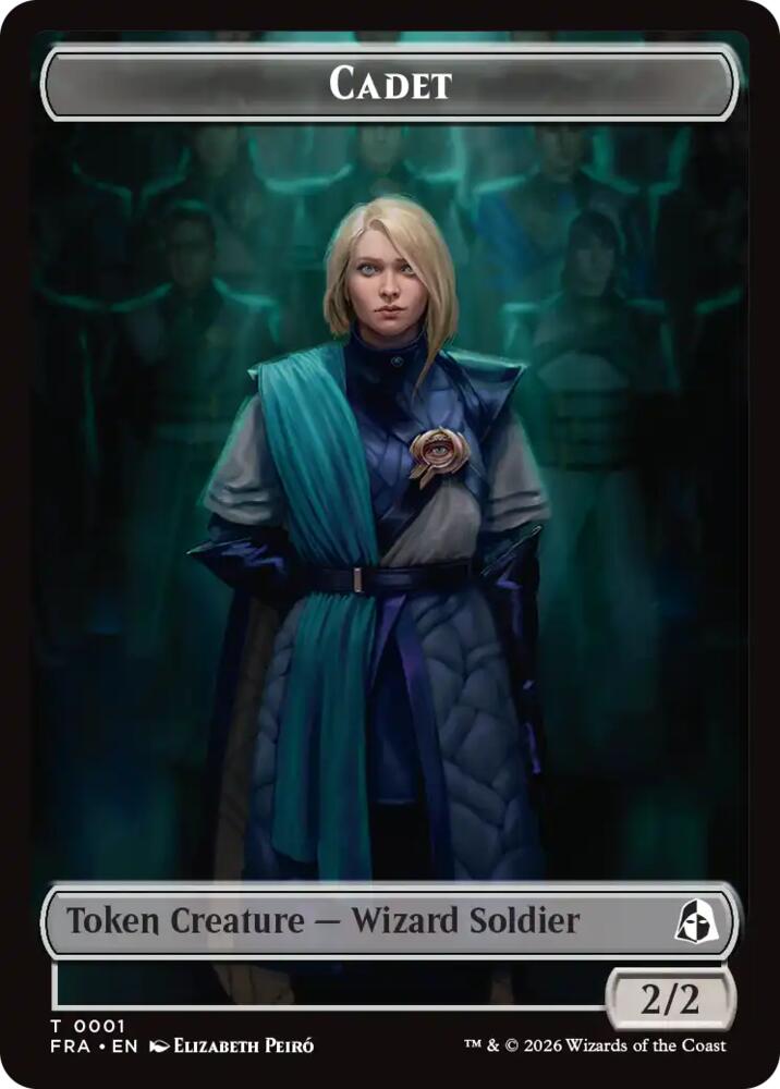 Cadet // Jace Double-Sided Token 1 // 5 card from Reality Fracture