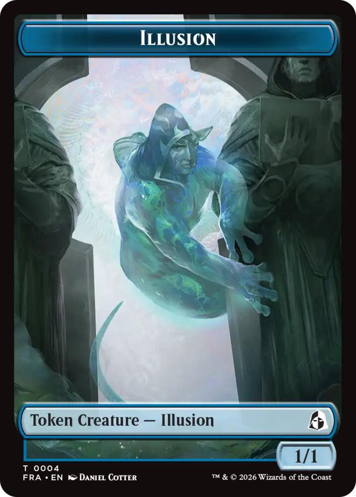 Illusion // Jace Double-Sided Token 4 // 5 card from Reality Fracture