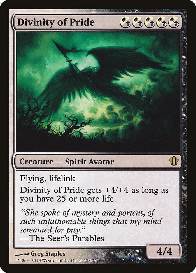 Divinity of Pride 228 card from Commander 2013