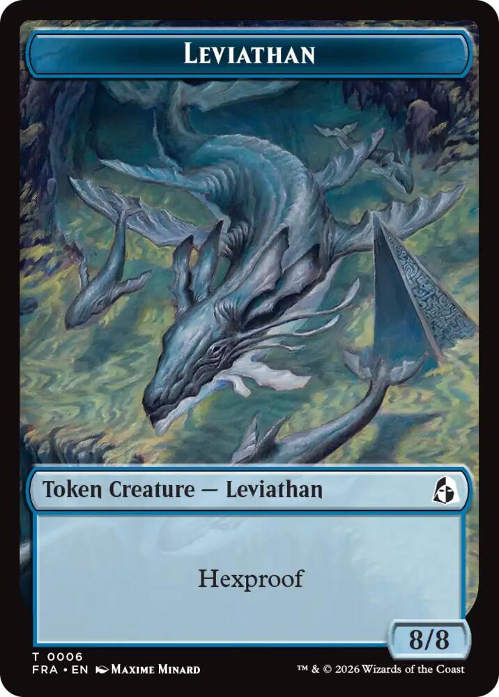 Leviathan // Beast Double-Sided Token 6 // 8 card from Reality Fracture