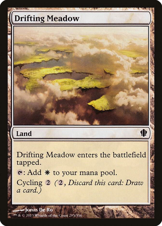 Drifting Meadow 285 card from Commander 2013