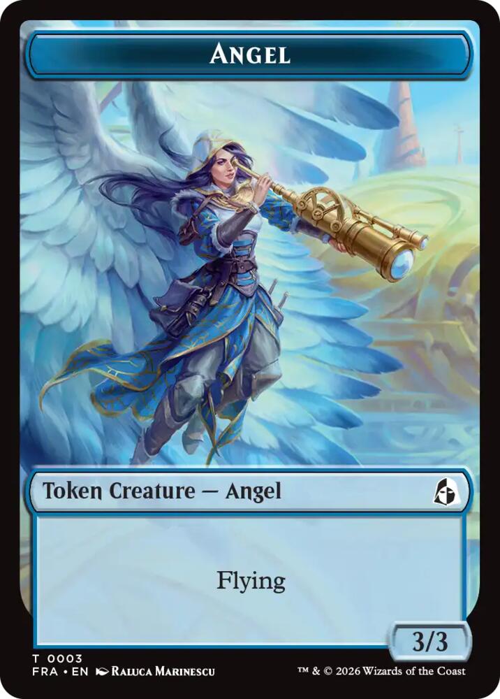 Angel (0003) // Treasure Double-Sided Token 3 // 15 card from Reality Fracture