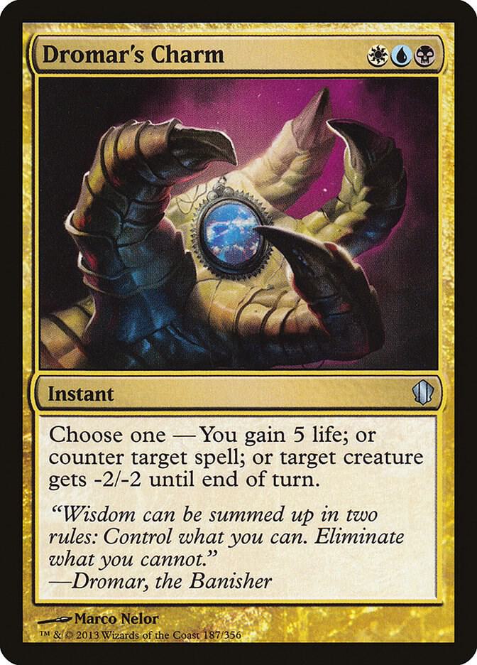 Dromar's Charm 187 card from Commander 2013
