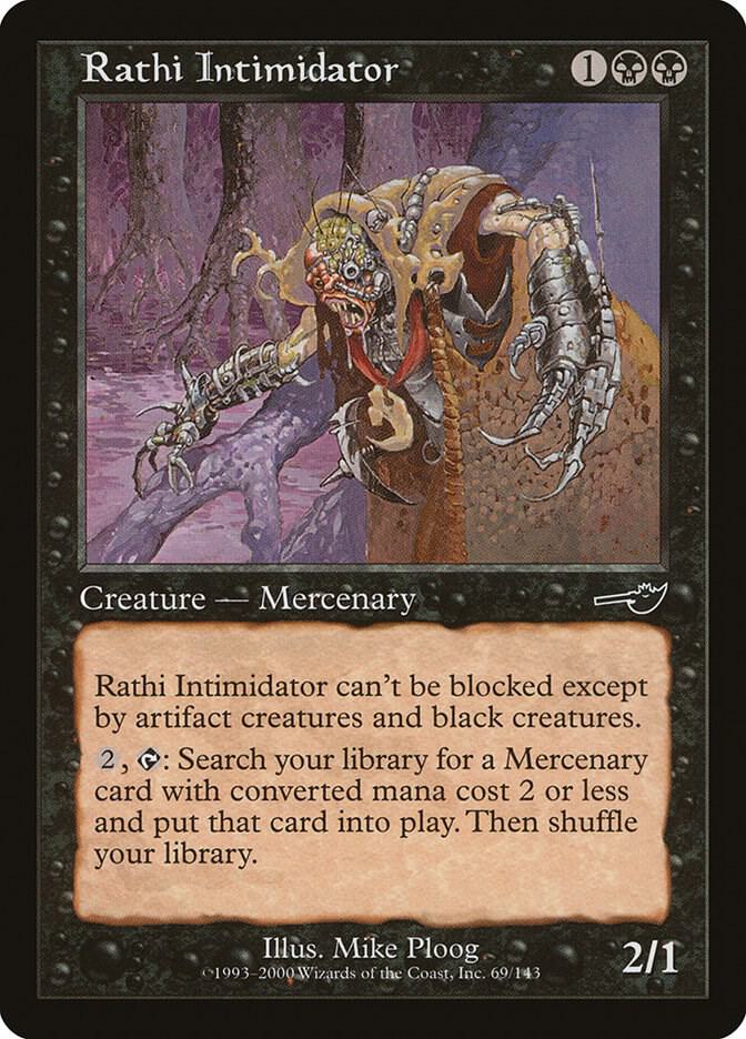 Rathi Intimidator 69 card from Nemesis