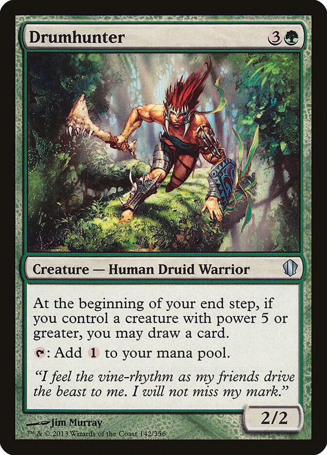 Drumhunter 142 card from Commander 2013