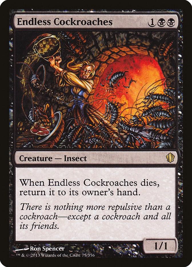 Endless Cockroaches 75 card from Commander 2013