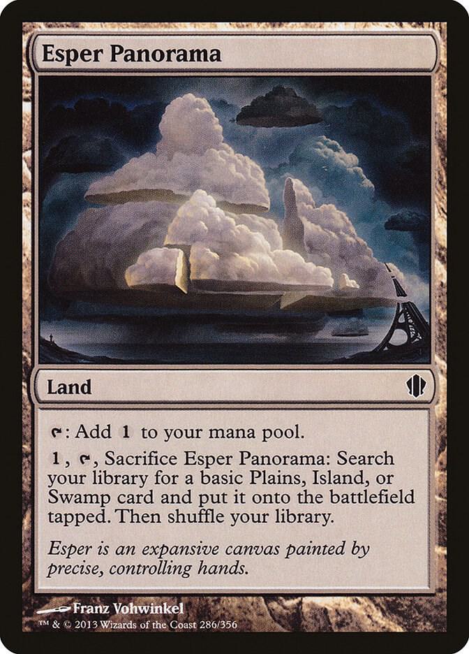 Esper Panorama 286 card from Commander 2013