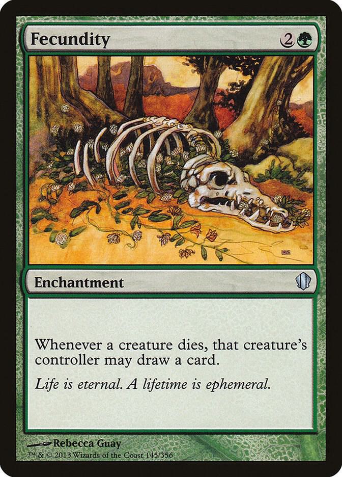 Fecundity 145 card from Commander 2013