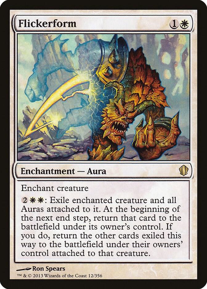 Flickerform 12 card from Commander 2013