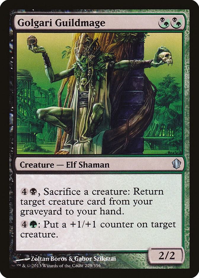 Golgari Guildmage 229 card from Commander 2013