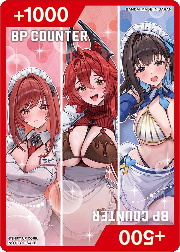 BP Counter (GODDESS OF VICTORY: NIKKE) card from Union Arena Promotion Cards