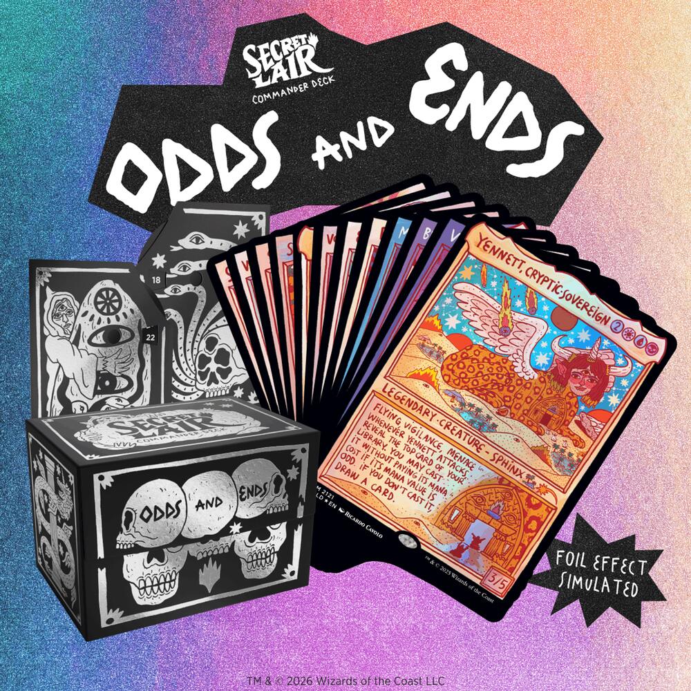 Secret Lair Commander Deck: Odds and Ends sealed product from Secret Lair Drop Series