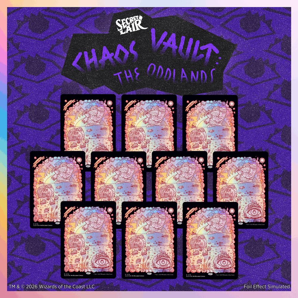 Secret Lair Drop: The Oddlands: Plains - Traditional Foil Edition sealed product from Secret Lair Drop Series