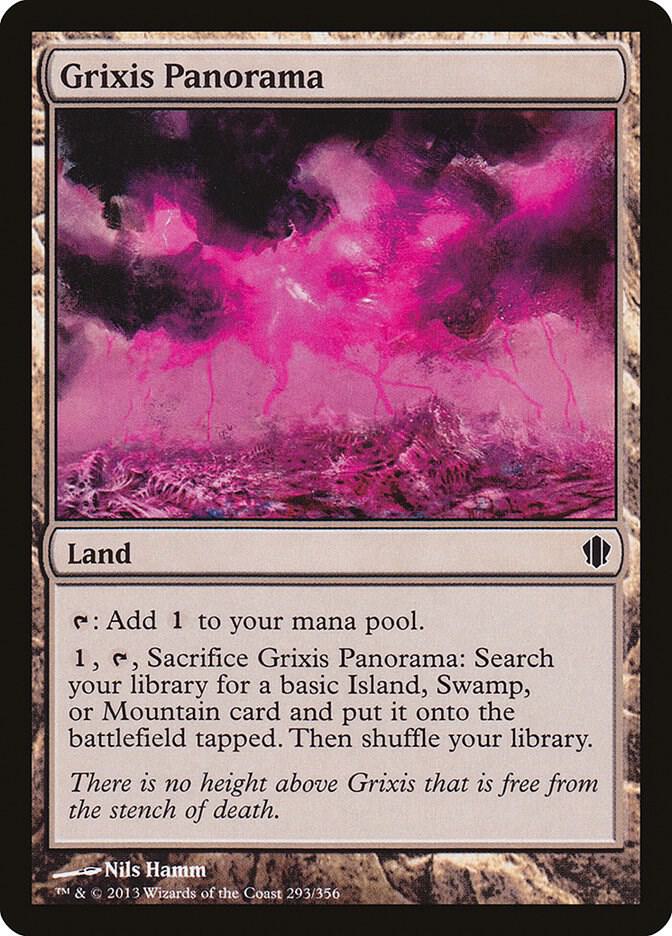 Grixis Panorama 293 card from Commander 2013