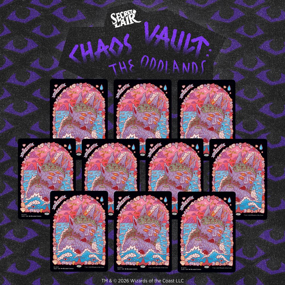 Secret Lair Drop: The Oddlands: Islands - Non-Foil Edition sealed product from Secret Lair Drop Series