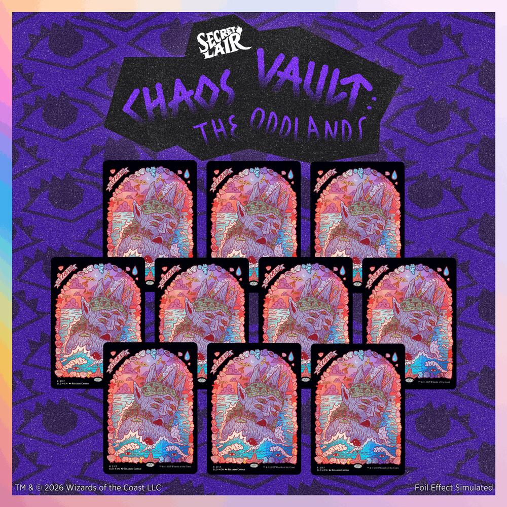 Secret Lair Drop: The Oddlands: Islands - Traditional Foil Edition sealed product from Secret Lair Drop Series