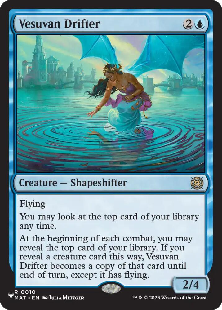 Vesuvan Drifter 10 card from The List Reprints