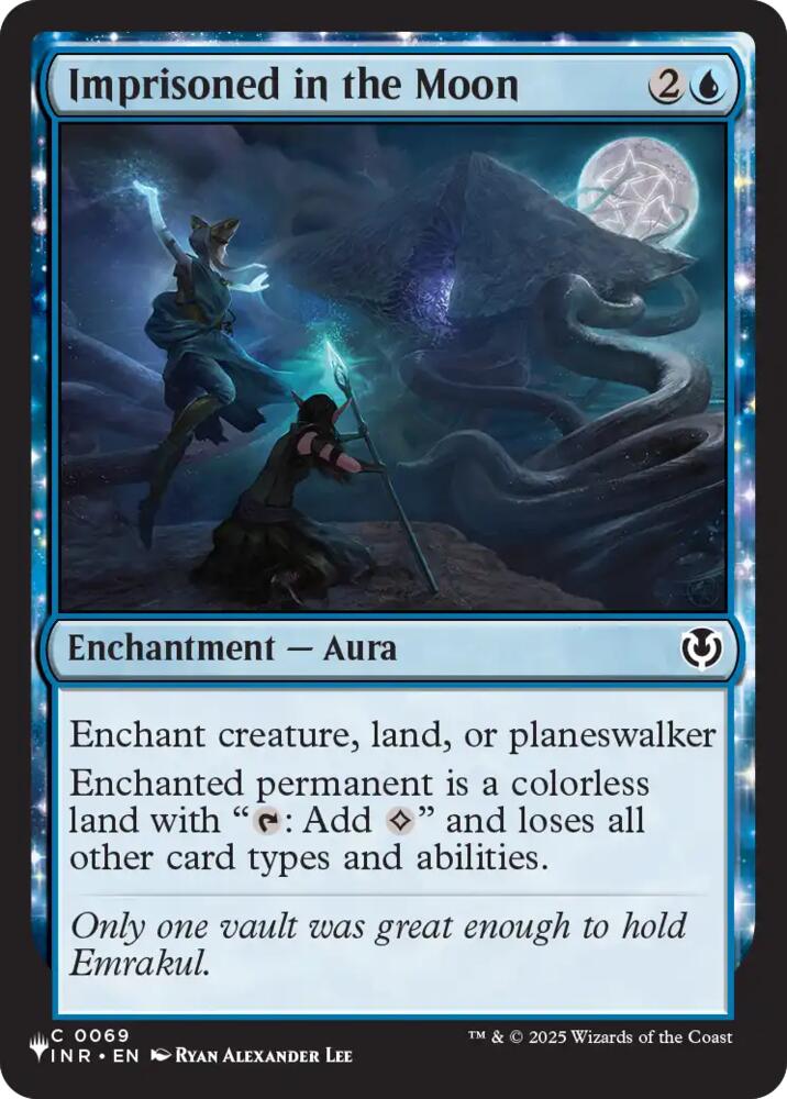 Imprisoned in the Moon 69 card from The List Reprints