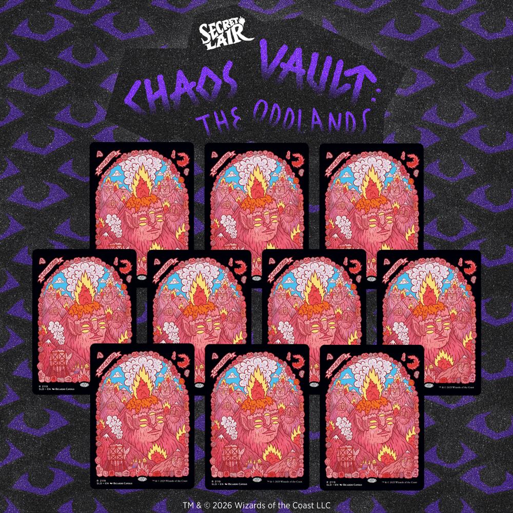 Secret Lair Drop: The Oddlands: Mountains - Non-Foil Edition sealed product from Secret Lair Drop Series