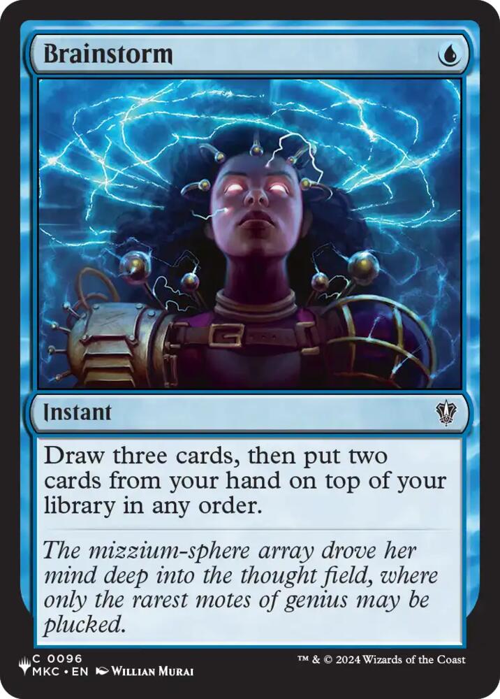 Brainstorm (MKC) 96 card from The List Reprints