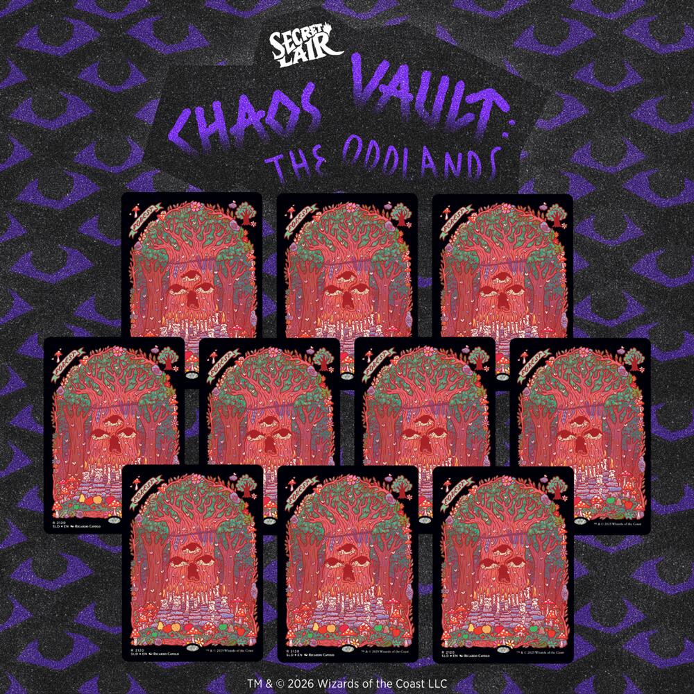 Secret Lair Drop: The Oddlands: Forests - Non-Foil Edition sealed product from Secret Lair Drop Series