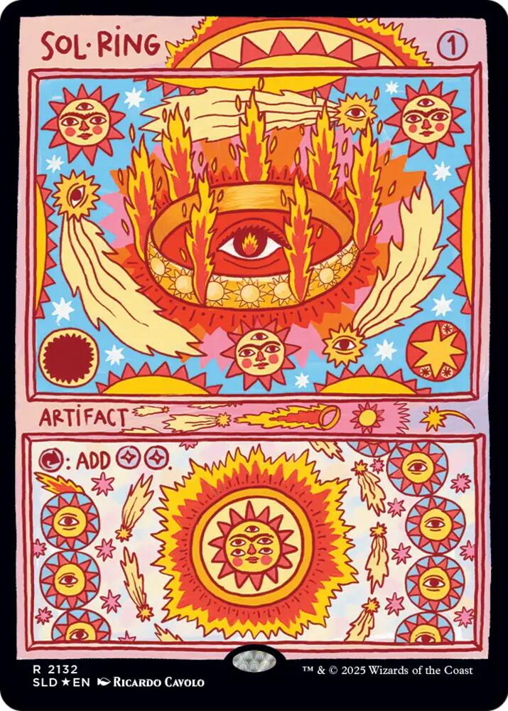 Sol Ring 2132 card from Secret Lair Drop Series