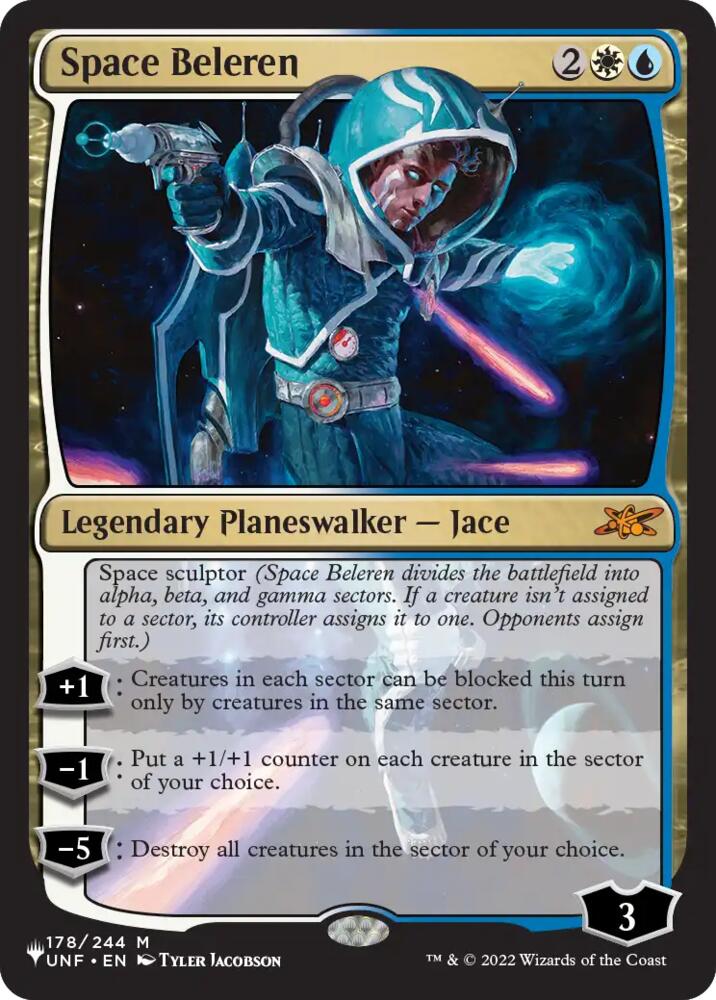 Space Beleren 178 card from The List Reprints