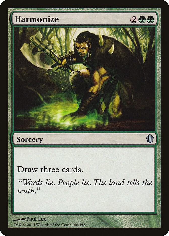 Harmonize 148 card from Commander 2013