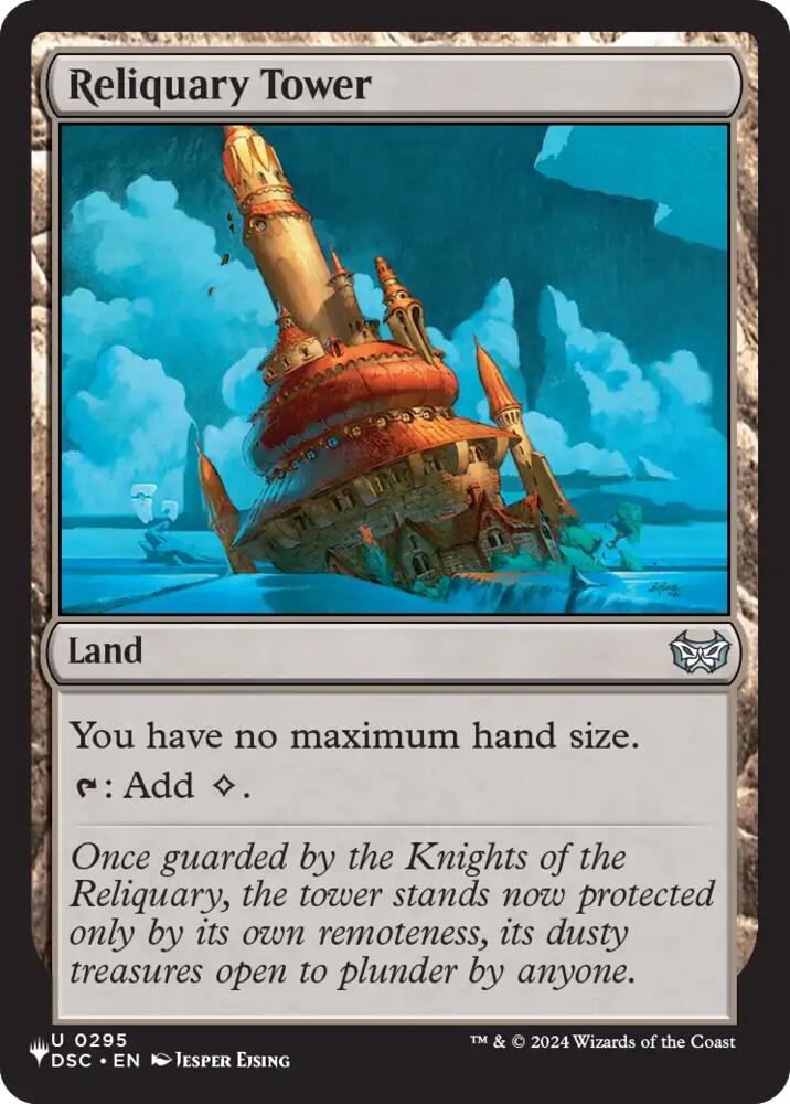 Reliquary Tower (DSC) 295 card from The List Reprints