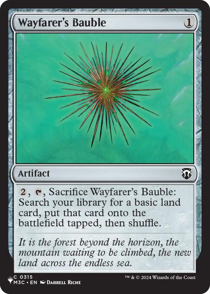 Wayfarer's Bauble (M3C) 315 card from The List Reprints