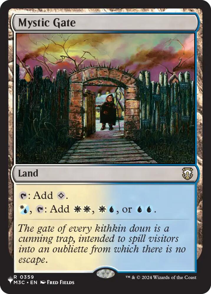 Mystic Gate 359 card from The List Reprints