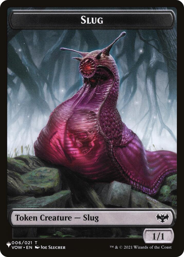 Slug // Copy Double-Sided Token 6 // 1 card from The List Reprints