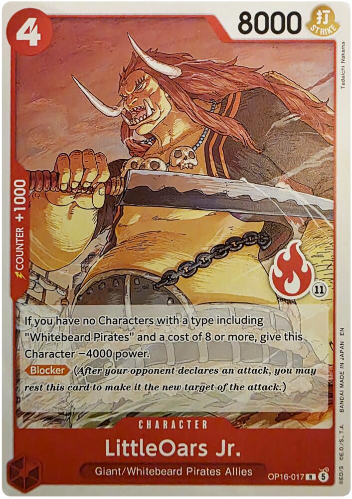 LittleOars Jr. (Ace Deck) OP16-017 card from Set Sail Deck Set