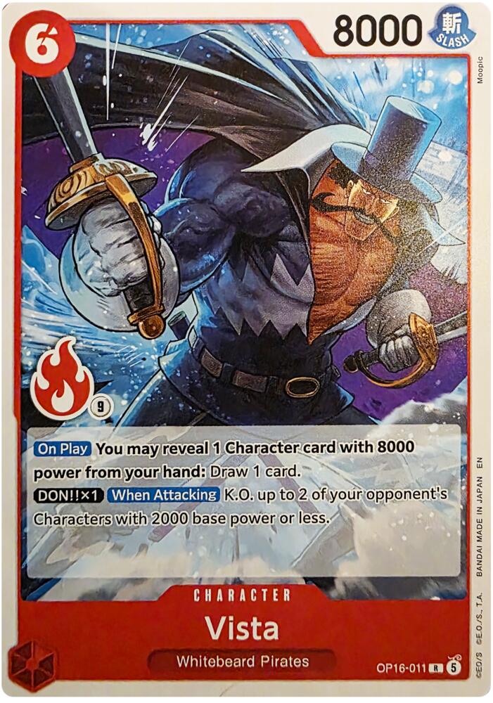 Vista (Ace Deck) OP16-011 card from Set Sail Deck Set