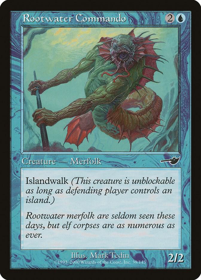 Rootwater Commando 39 card from Nemesis