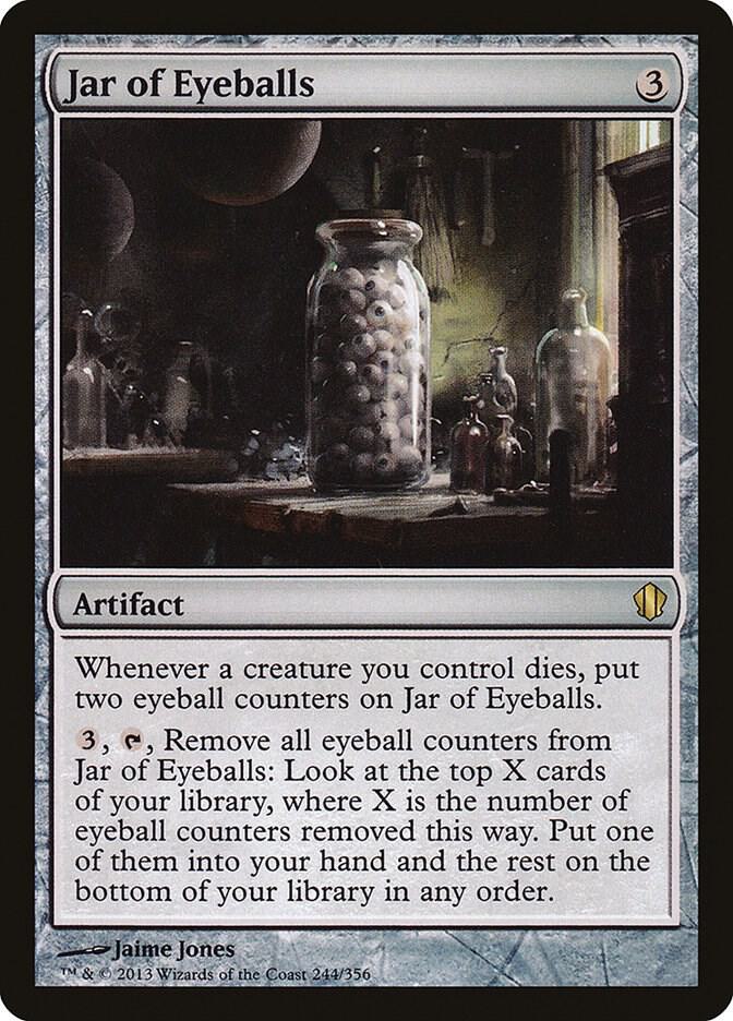 Jar of Eyeballs 244 card from Commander 2013