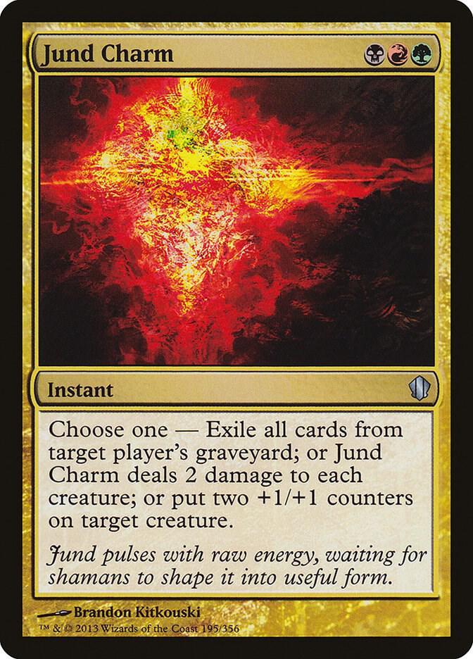 Jund Charm 195 card from Commander 2013