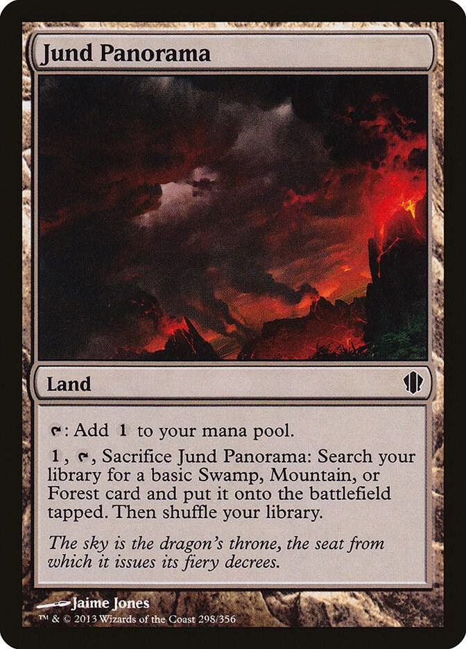 Jund Panorama 298 card from Commander 2013
