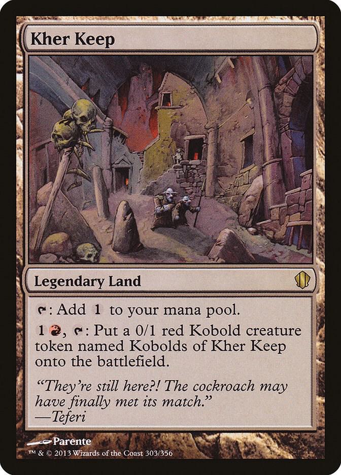 Kher Keep 303 card from Commander 2013